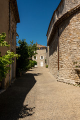 A small alley in the village of Ruoms