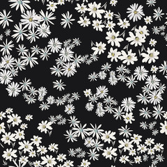 Seamless vintage floral pattern for gift wrap and fabric design