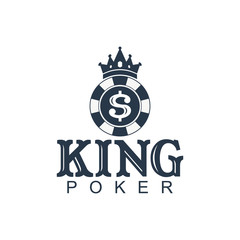 King poker logo design inspiration