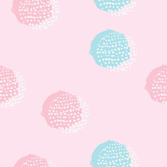 Abstract geometric seamless pattern with circles and glitter elements for paper, cover, fabric, interior decor and other users