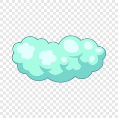 Medium cloud icon. Cartoon illustration of medium cloud vector icon for web design