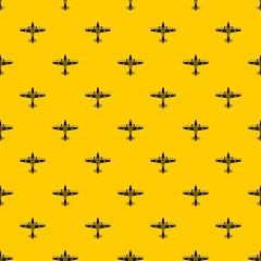 Military aircraft pattern seamless vector repeat geometric yellow for any design