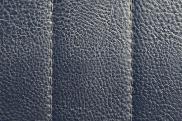 Old black leatherette. Artificial leather. Close-up. Background. Texture.