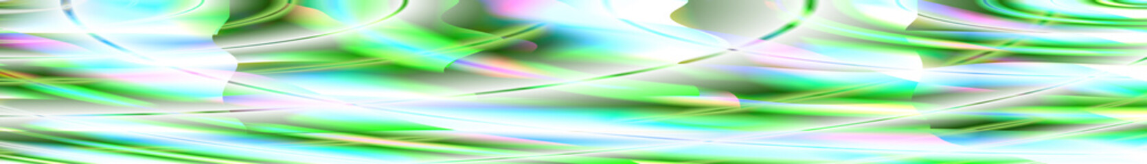Digital Art, panoramic abstract three-dimensional objects with soft lighting, Germany