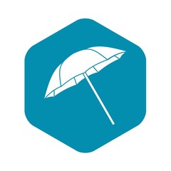 Umbrella icon. Simple illustration of umbrella vector icon for web