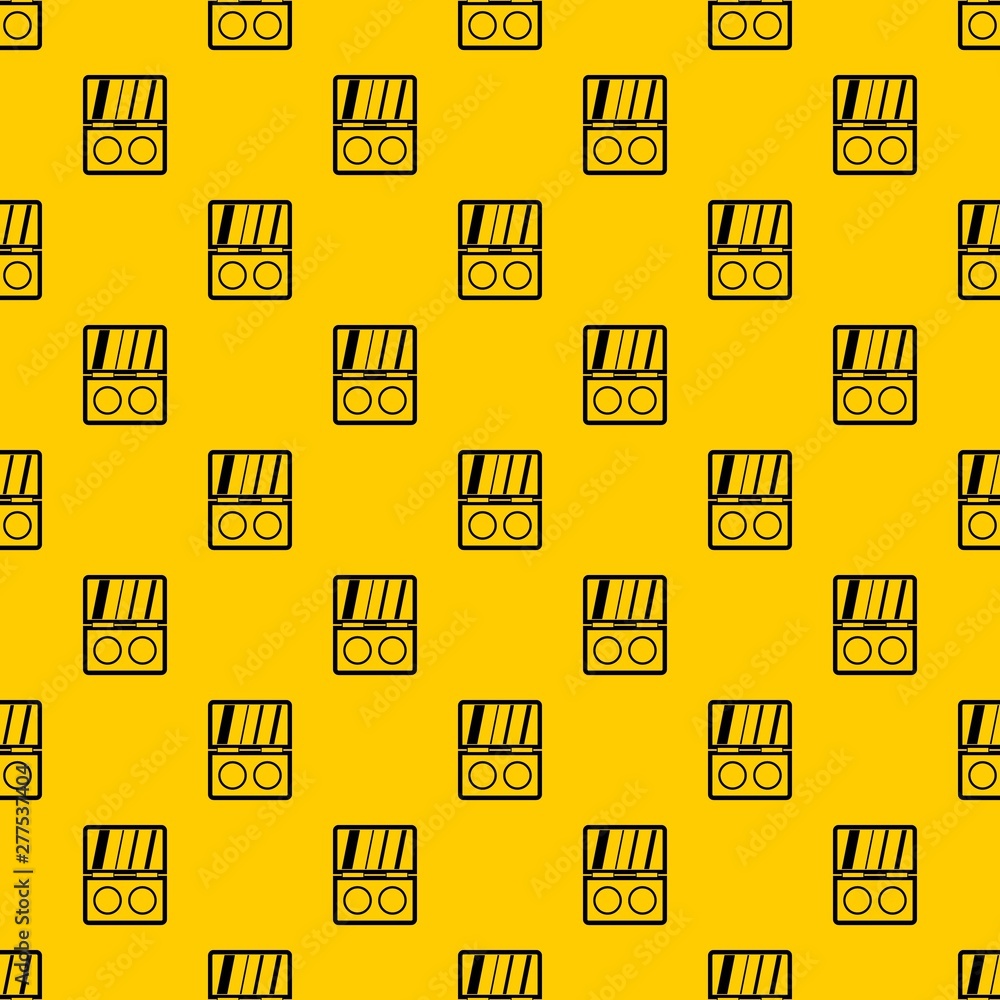 Poster shadow kit pattern seamless vector repeat geometric yellow for any design