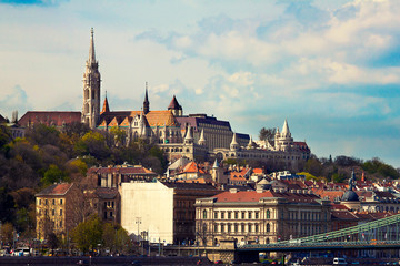 Fototapeta premium panoramic cityview of Budapest, Hungary