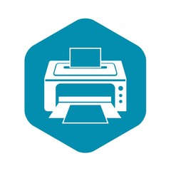 Printer icon. Simple illustration of printer vector icon for web