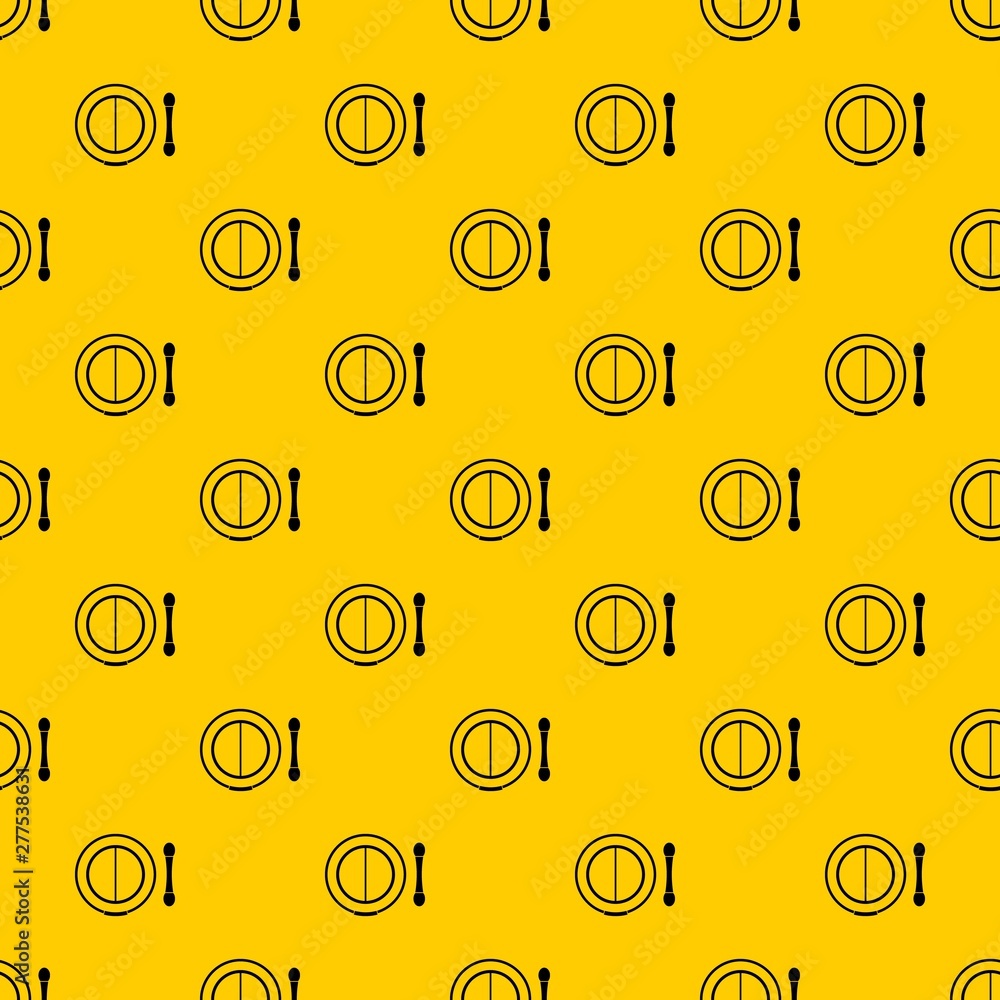 Poster shadow kit with applicator pattern seamless vector repeat geometric yellow for any design