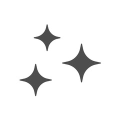 space stars vector icon isolated on white background. stars flat icon for web, mobile and user interface design