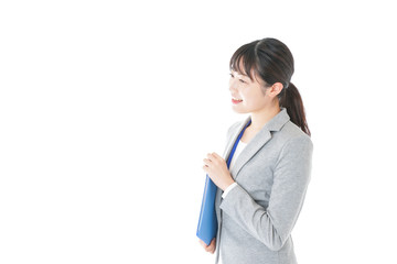 オフィスで働く若いビジネスウーマン