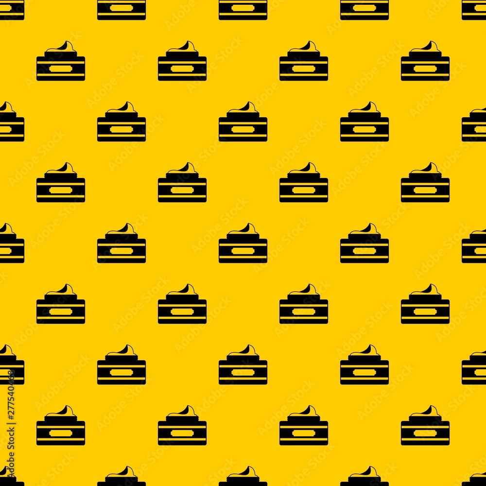 Aufkleber cream container pattern seamless vector repeat geometric yellow for any design