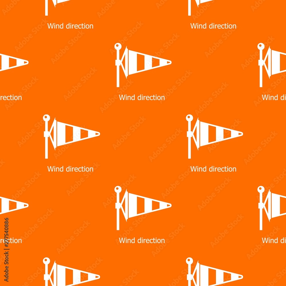 Poster wind direction pattern vector orange for any web design best