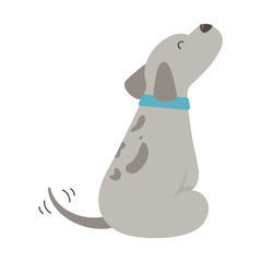 Dog cartoon design vector illustrator
