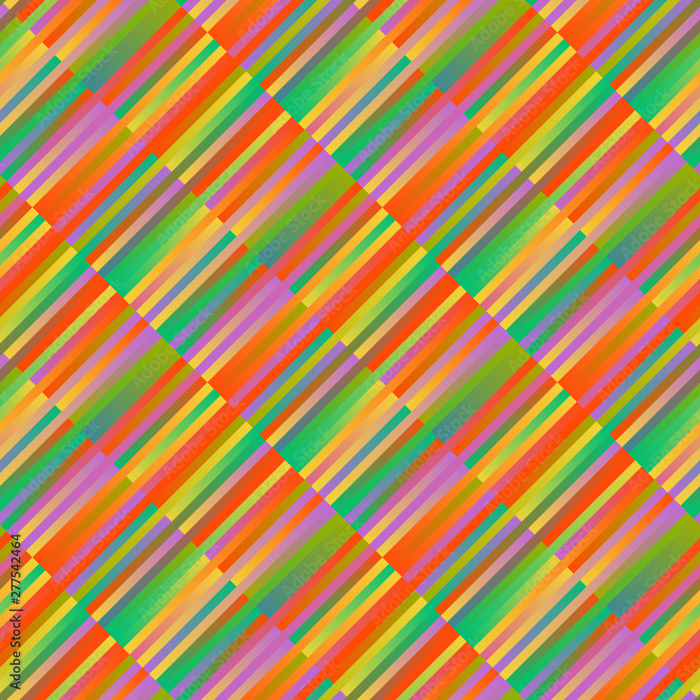 Poster Seamless diagonal stripe pattern background - abstract vector graphic design
