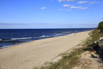 Morze Bałtyckie bałtyk nad morzem ustka mielno plaża - obrazy, fototapety, plakaty