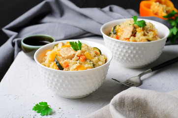 Chicken and Vegetable Rice, Tasty Homemade Food