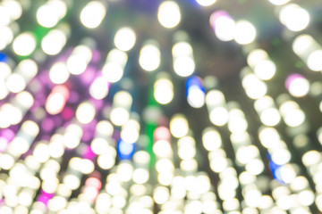 abstract blur of lights bokeh background.