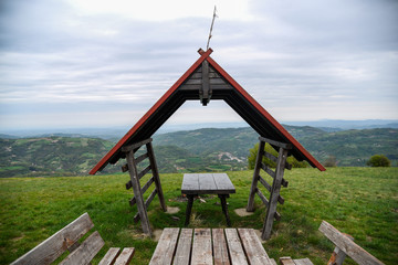 Small authentical summer rest house on the top of Rajac mountain in Serbia