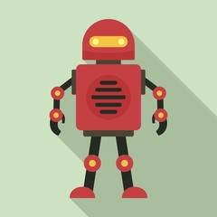 Robot icon. Flat illustration of robot vector icon for web design