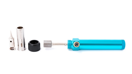 Soldering Iron parts of gas heated recharging isolated