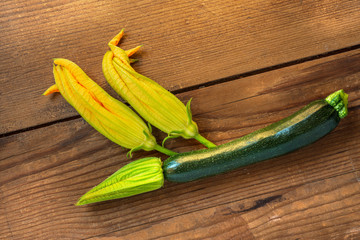 Zucchino in fiore