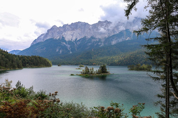 lake in mountains