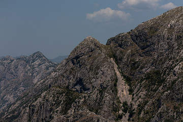 Lovchen mountain. National park Lovchen. Cetinje. Montenegro