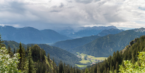mountains in bavaria laber