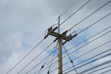 high voltage pole