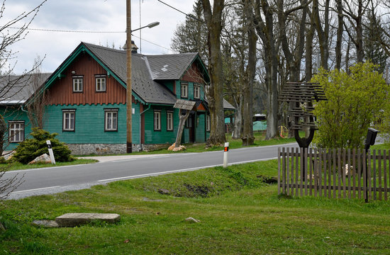 dorf reihwiesen, tschechien