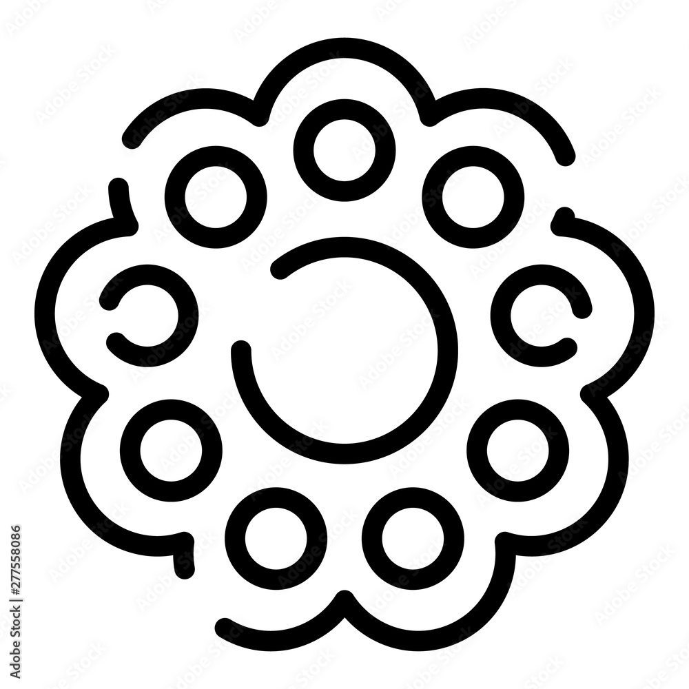 Aufkleber assembly wheel icon. outline assembly wheel vector icon for web design isolated on white background