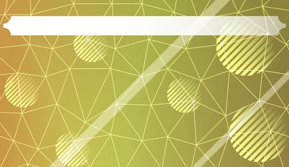 Decorative background with triangles, line, circle, space for text. Bright background for poster, banner, flyer. Vector illustration. Creative gradient color.