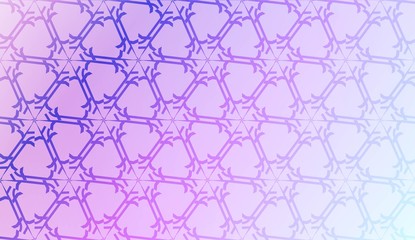 Fototapeta premium Art deco geometric pattern with Abstract Blurred Gradient Background. For Screen Cell Phone. Vector Illustration.