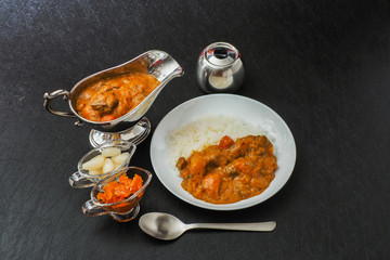 スパイス　カレーライス　Curry and rice