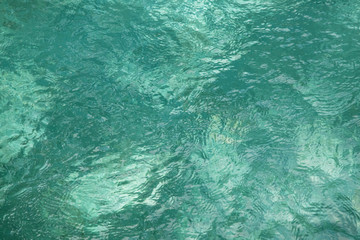 High-resolution background of turquoise water surface