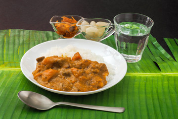 スパイス　カレーライス　Curry and rice