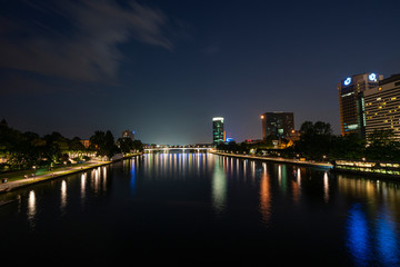 A night view of Frankfurt
