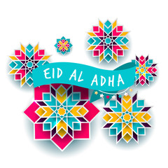 Muslim community festival Eid al Adha Mubarak beautiful greeting card with stars, Sacrifice Feast eid al adha, eid al adha mubarak, festive card, eid al adha design