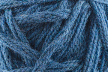 Cozy photo background of large wool yarn.