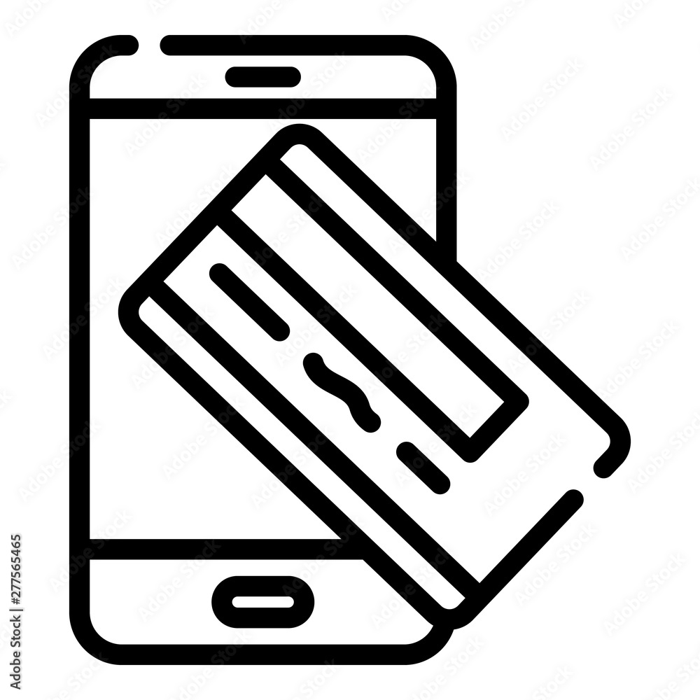 Poster web credit card icon. outline web credit card vector icon for web design isolated on white backgroun