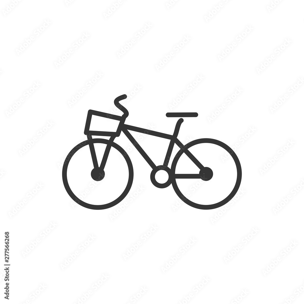 Poster bicycle icon template black color editable. bike symbol vector sign isolated on white background. si