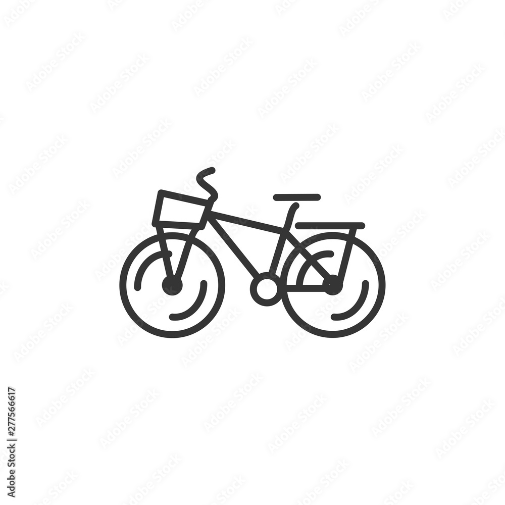Poster bicycle icon template black color editable. bike symbol vector sign isolated on white background. si
