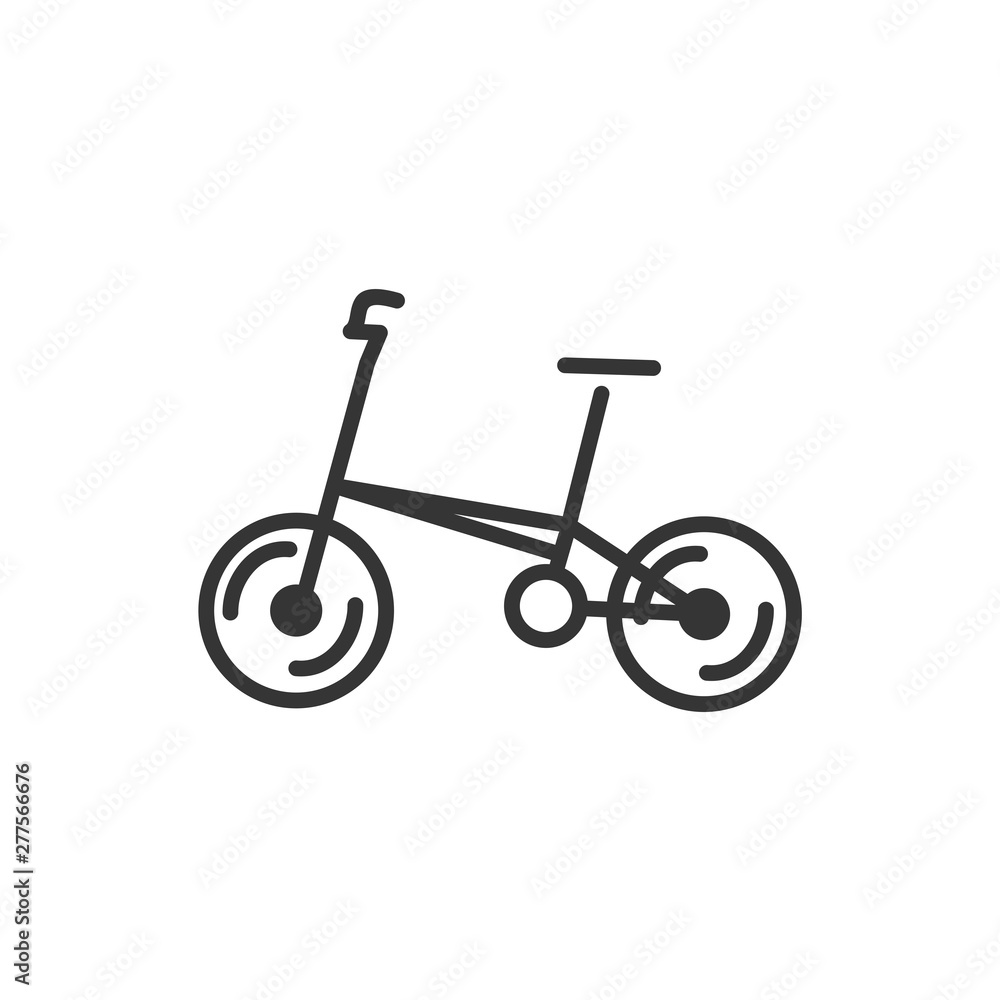 Poster bicycle icon template black color editable. bike symbol vector sign isolated on white background. si