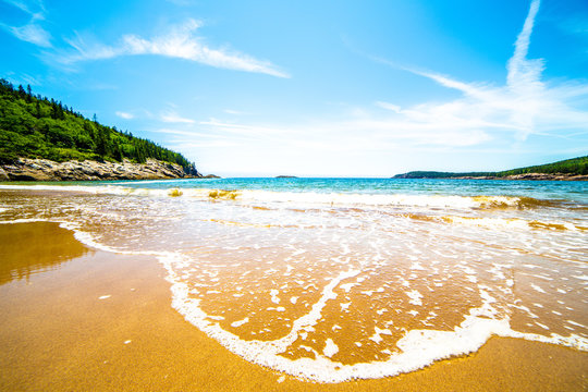 Sand Beach, Acadia National Park, Maine, USA