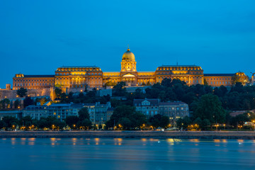 Buda Castle - the residence of the Hungarian kings in Budapest, Hungary