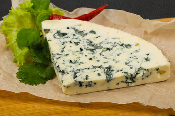 Blue cheese slice