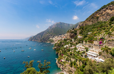 Obraz premium The wonderful village of Positano in the Amalfi Coast in Italy