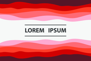 Colorful background with curved lines. Pattern design for banner, poster, flyer, card, cover, brochure