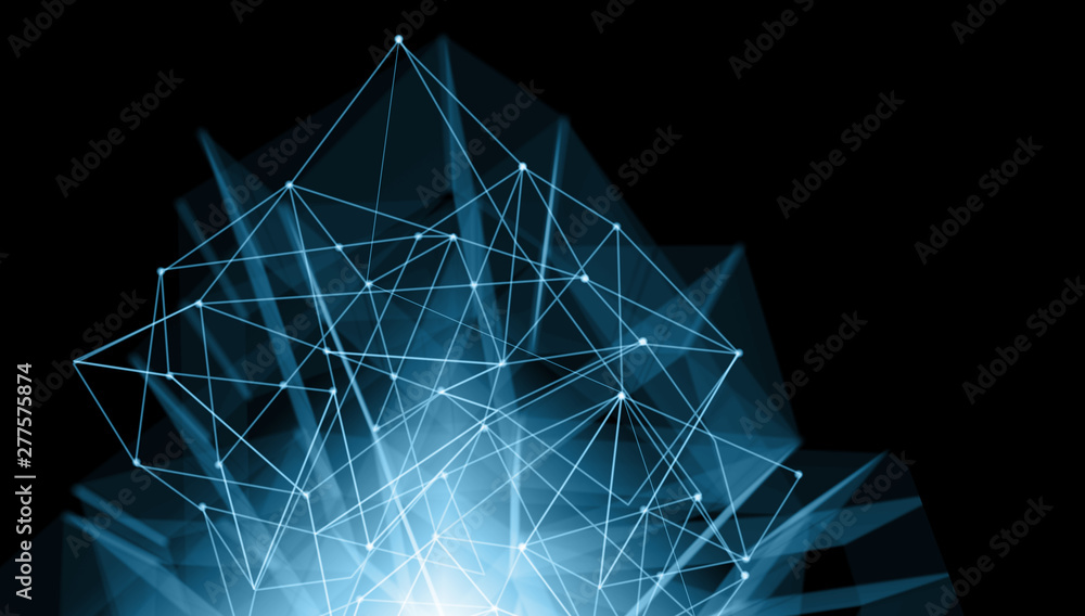 Poster technological background, internet concept of global business. internet connection, abstract of scie